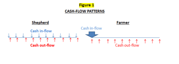 Cash flow patterns